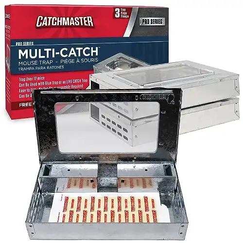 Victor Humane Catch-and-Hold Multiple-Catch No-Touch Outdoor and Indoor Mouse Trap (6-pack)